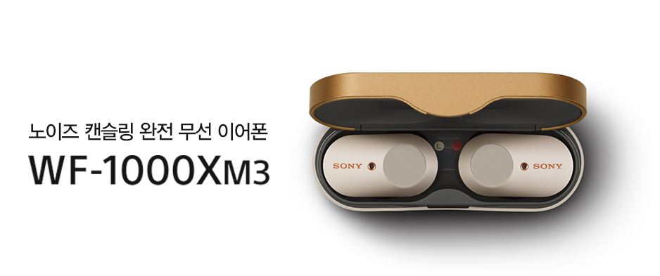 소니 블루투스 이어폰 WF 1000XM3